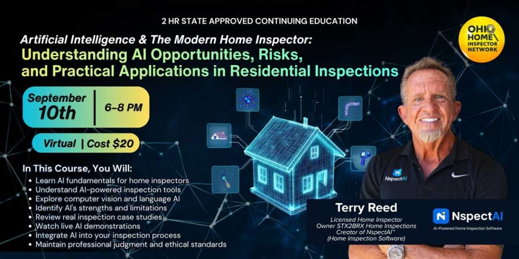 Artificial Intelligence & The Modern Home Inspector 2 ASHI CE